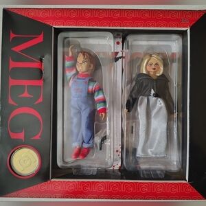 MEGO HORROR Movie series Childs Play CHUCKY and his bride TIFFANY
